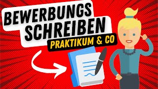 Das perfekte Bewerbungsschreiben für dein Praktikum  Mustervorlage 💼 [upl. by Nylireg]