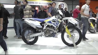 Husqvarna Stand live EICMA 2013 [upl. by Anaejer]