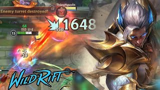 Wild rift Sett one puch man sett vs garen baron lane season 15 [upl. by Sill]