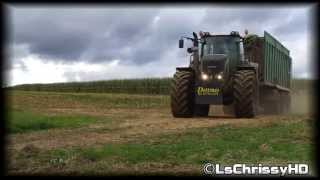 Agrarservice  Dettmer Maishäckseln mit Fendt 724 amp Krone Big X 700 2012 HD [upl. by Ellenet]