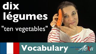 Vegetables in French basic French vocabulary from Learn French With Alexa [upl. by Ankney]