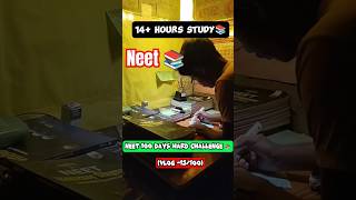 Neet📚Days  1510014 Hours Hard challenge📌neet2025 neet studyvlog minivlog shortsfeed [upl. by Diraf]