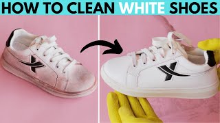 How To Clean White Shoes At Home With Baking Soda [upl. by Anelra659]