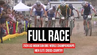 FULL RACE Men Elite CrossCountry  2024 UCI Mountain Bike World Championships [upl. by Meaghan58]