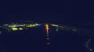 Landing Maastricht EHBK at Night Visual 21 [upl. by Ydnarb835]