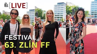 63 Zlín Film Festival Červený koberec slavnostní zahájení filmové klapky [upl. by Levy]