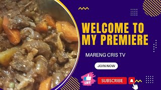 Kalderetang Kambing Mareng Cris TV [upl. by Kciredes517]