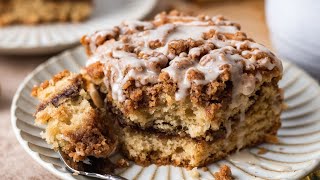 BEST Vegan Coffee Cake Recipe  Better Than Starbucks [upl. by Rothstein]