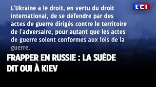 Frapper en Russie  la Suède dit oui à Kiev [upl. by Ylrac]