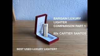 Luxury Lighter Buying Guide Part 1  Cartier Santos Lighter  How to Service [upl. by Jb487]