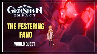 quotTHE FESTERING FANGquot Quest Guide  Dragonspine  Mondstadt World Quest [upl. by Sarazen]