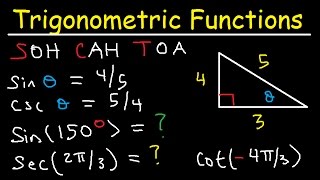 Trigonometric Functions of Any Angle  Unit Circle Radians Degrees Coterminal amp Reference Angles [upl. by Rehpotsirh963]