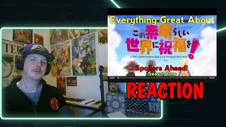 Everything GREAT About Konosuba  Season 1 REACTION [upl. by Ogilvie]