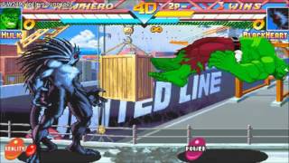 HD  Fightcade  Marvel Super Heroes  JLW2490USA Vs JunoUSA [upl. by Zug817]