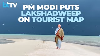 Stunning Videos Released By PM Narendra Modi Triggers Tourist Interest In Lakshadweep [upl. by Sarena]