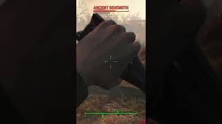 Fallout 4Quantum Thirst Zapper Vs Ancient Behemoth [upl. by Almita]