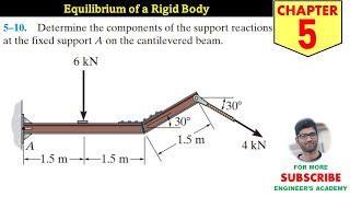 510 Equilibrium of a Rigid Body Chapter 5 Hibbeler Statics 14th Edition Engineers Academy [upl. by Soble543]