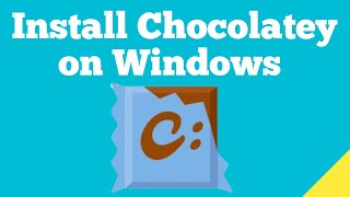 How to install Chocolatey on Windows [upl. by Pelagi783]