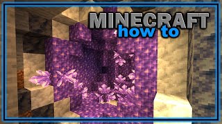 How to Find Amethyst Geodes and Use Amethyst in Minecraft 118  Easy Minecraft Tutorial [upl. by Ydroj966]