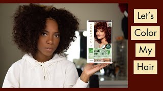 Clairol Natural Instincts quotMedium Auburnquot Review  FAIL  Dying Natural Hair  Angelles Life [upl. by Jeni415]