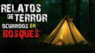 MEGACOMPILACIÓN HISTORIAS de TERROR de Campamentos y bosques en USA  Compilación [upl. by Ellened]