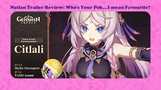 Natlan Trailer Review Whos Your Favourite [upl. by Gaidano]