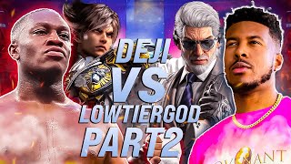 Deji vs LowTierGod Part 2 Tekken 8 [upl. by Komsa]