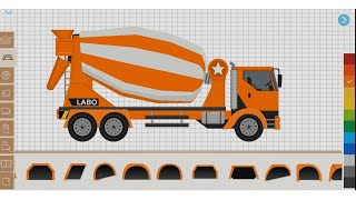 Labo Construction Truck  Cement Mixer Truck [upl. by Atiekan]