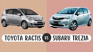 Toyota Ractis VS Subaru Trezia [upl. by Dong]