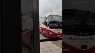 West Coast Motors irizar Arriving into Buchanan Bus Station [upl. by Jennifer]