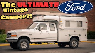 THE Ultimate Ford Diesel Camper Combo Alaskan Camper and Ford 73 IDI Diesel POV and Drive Ottoex [upl. by Krystyna]