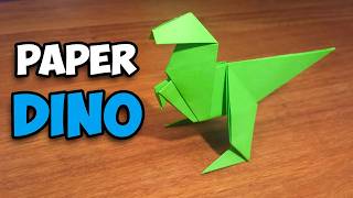 How To Make an Easy Origami Dinosaur [upl. by Clements]