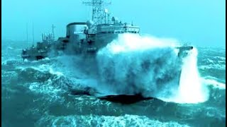 Powerful Military Ships Overcome Giant Waves In Storm❗Awesome Ships Launches Compilation [upl. by Gusba]