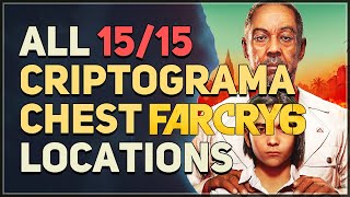 All 15 Criptograma Chest Locations Far Cry 6 [upl. by Araem]