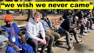 I Lived With Migrants in NYC for 24hrs [upl. by Congdon561]