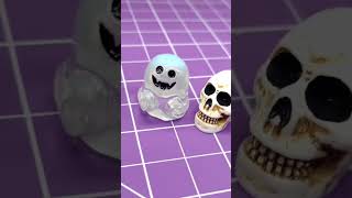 Shorts S 3 Ep 105 DIY Halloween Miniatures Garden Resin Pumpkin Ghost Ornaments High End Luxury [upl. by Acnoib]