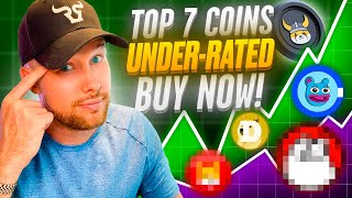 TOP 7 UNDERRATED MEME COINS WILL MAKE MILLIONAIRES – Best Crypto To Buy Now Until 2025 [upl. by Judas]