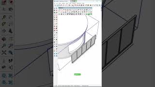 Complex Window sketchup sketchups architecturalstyles modeling shortvideo [upl. by Chally157]