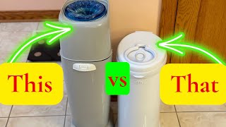 Battle Of The Diaper Bins Diaper Genie Vs Ubbi Diaper Pail  Which Is Best [upl. by Atiuqram695]