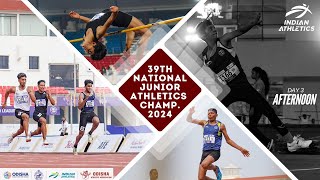 LIVE 39TH NATIONAL JUNIOR ATHLETICS CHAMPIONSHIP 2024  DAY 3 AFTERNOON [upl. by Milli954]