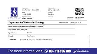 Interpreting HBV DNA PCR Qualitative test [upl. by Ikin]