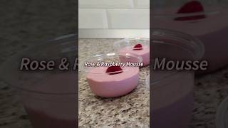 Rose amp Raspberry Mousse  Fast SugarFree Dessert Recipe [upl. by Enaile]