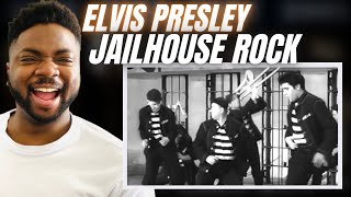 Brit Reacts To ELVIS PRESLEY  JAILHOUSE ROCK [upl. by Annyahs]