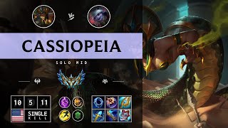 Cassiopeia Mid vs Tristana  NA Challenger Patch 1412 [upl. by Queridas]