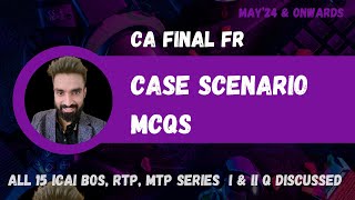 FR Case scenario MCQs  CA Final FR  Pratik Jagati [upl. by Cathy]