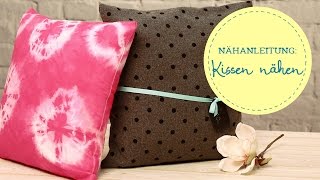 Kissen nähen  DIY [upl. by Whalen]