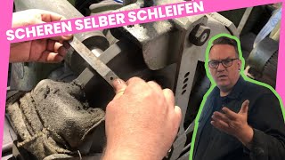 Scheren selber schleifen Worauf kommt es an [upl. by Notlil]