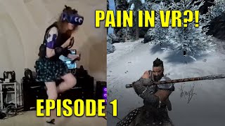 Completing Skyrim VR with Haptic Suit that CAUSES REAL PAIN  EPISODE 1 [upl. by Brindell]