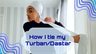 EASIEST WAY TO TIE DASTAR  HOW TO TIE DASTARTURBAN IN 5 MINUTES  JAPPAN KAUR [upl. by Laveen870]