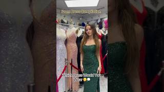 Prom Dress Compilation prom2024 promdresses homecomingdresses formaldress dresshaul prommakeup [upl. by Eustasius]